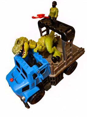 Jurassic World Captivator Truck T Rex Dinosaur Action Figure Set GVV50